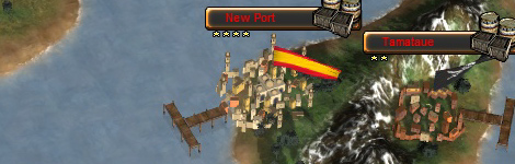 Port with pier